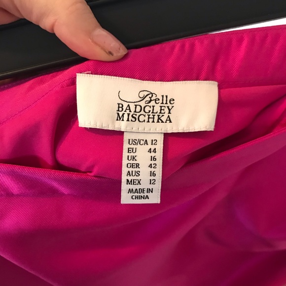 Black and pink 2-piece evening gown - Picture 4 of 4